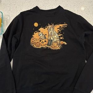 Juniper Foxx Halloween Pullover in black